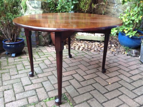 GEORGIAN MAHOGANY DINING TABLE - ADDITIONAL PHOTO 4