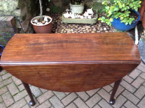 GEORGIAN MAHOGANY DINING TABLE - ADDITIONAL PHOTO 5