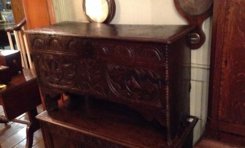 VERY SMALL LATE 17TH CENTURY COFFER - ADDITIONAL PHOTO 6