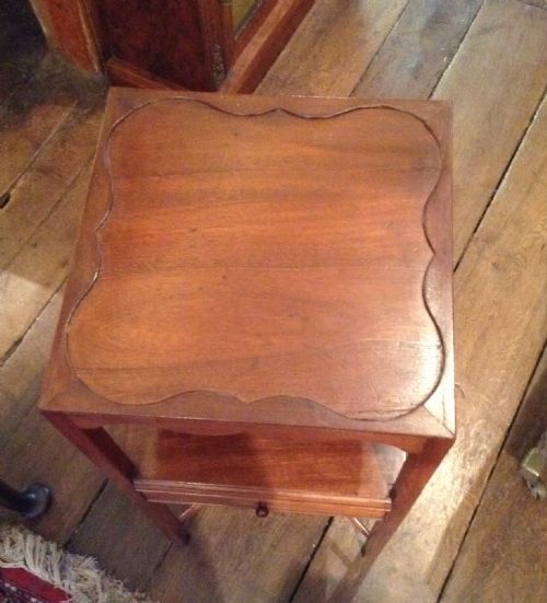 GEORGIAN SQUARE WASHSTAND OR BEDSIDE TABLE - ADDITIONAL PHOTO 4
