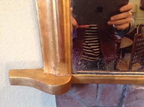 VICTORIAN OVERMANTLE MIRROR - ADDITIONAL PHOTO 2
