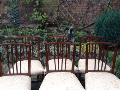 SET OF SIX GEORGIAN MAHOGANY CHAIRS - ADDITIONAL PHOTO 1