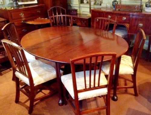 SET OF SIX GEORGIAN MAHOGANY CHAIRS - ADDITIONAL PHOTO 3