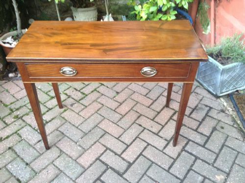 georgian mahogany side table - CATEGORY: ANTIQUE TABLES - DATED 1800