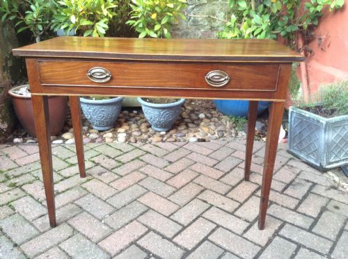 GEORGIAN MAHOGANY SIDE TABLE - ADDITIONAL PHOTO 2