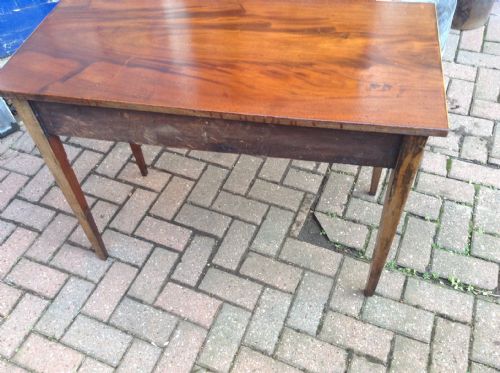 GEORGIAN MAHOGANY SIDE TABLE - ADDITIONAL PHOTO 5
