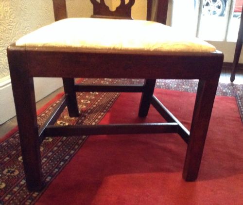 SIX CHIPPENDALE PERIOD GEORGIAN DINING CHAIRS - ADDITIONAL PHOTO 2