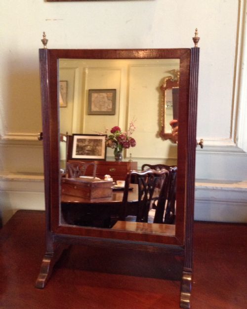 dressing swing toilet mirror - CATEGORY: ANTIQUE MIRRORS - DATED 1800