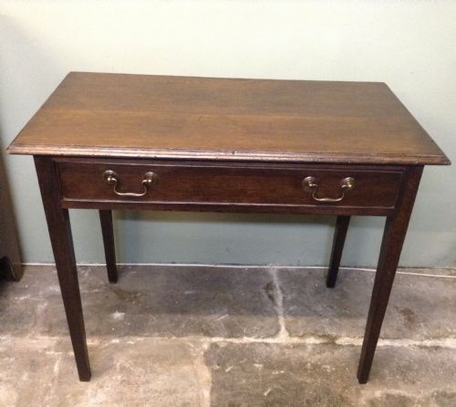 oak side table - CATEGORY: ANTIQUE TABLES - DATED 1800
