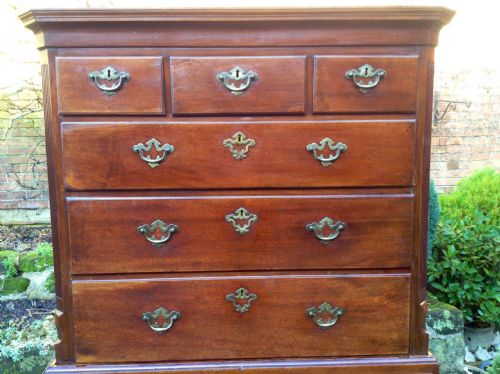 CHIPPENDALE PERIOD CHEST ON CHEST OR TALLBOY - ADDITIONAL PHOTO 1