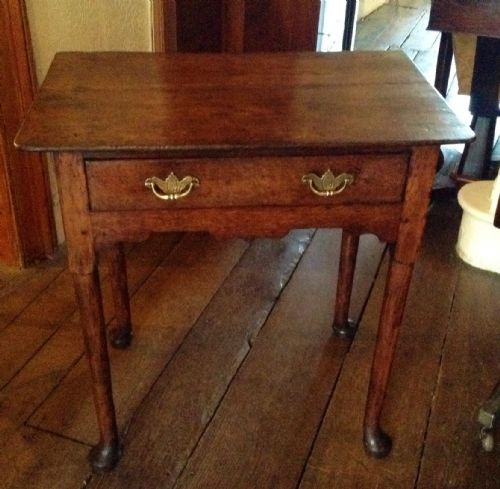GEORGIAN PROVINCIAL SIDE TABLE - ADDITIONAL PHOTO 1