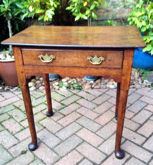 georgian provincial side table - CATEGORY: ANTIQUE TABLES - DATED 1750