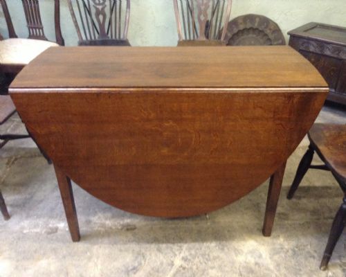 GEORGIAN OAK DINING TABLE - ADDITIONAL PHOTO 1