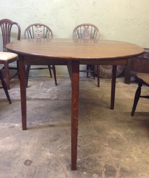 GEORGIAN OAK DINING TABLE - ADDITIONAL PHOTO 4