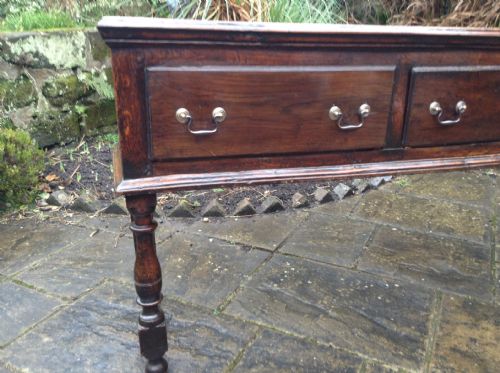 FANTASTIC GEORGIAN OAK DRESSER BASE - ADDITIONAL PHOTO 3