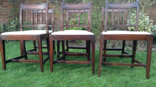 SET OF 6 MAHOGANY GEORGIAN CHAIRS - ADDITIONAL PHOTO 2