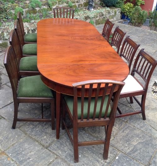 magnificent georgian ten seater dining table - CATEGORY: ANTIQUE TABLES - DATED 1750