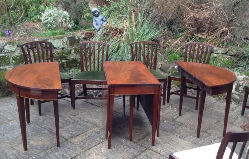MAGNIFICENT GEORGIAN TEN SEATER DINING TABLE - ADDITIONAL PHOTO 5