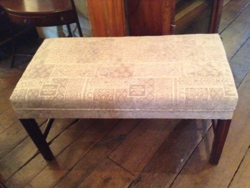 large mahogany stool or coffee table - CATEGORY: ANTIQUE STOOLS - DATED 1800
