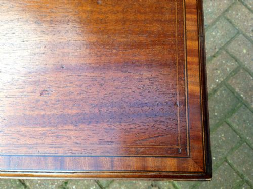 MAHOGANY TWO TIER TABLE - ADDITIONAL PHOTO 4