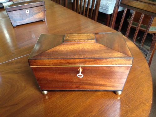 GEORGIAN TEA CADDY - ADDITIONAL PHOTO 1