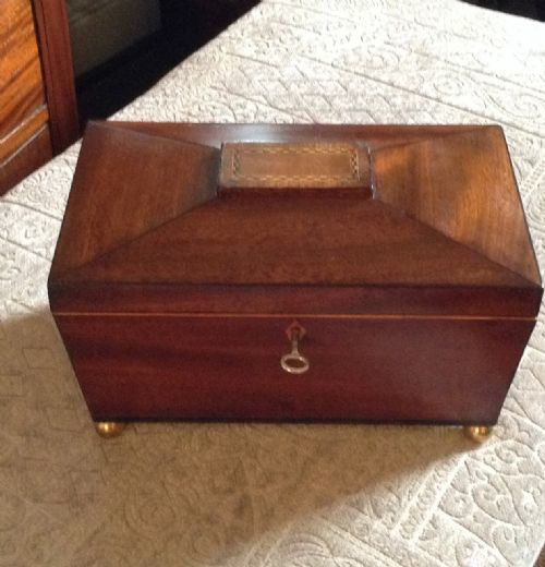 GEORGIAN TEA CADDY - ADDITIONAL PHOTO 3