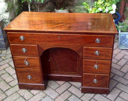 rare mahogany writing desk sideboard - CATEGORY: ANTIQUE DESKS - DATED 1800