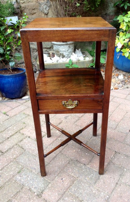 georgian square washstands - CATEGORY: ANTIQUE FURNITURE - DATED 1800