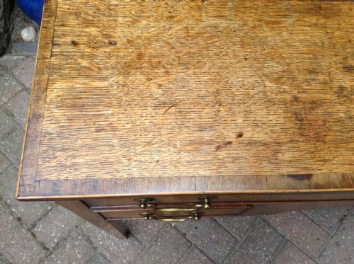 GEORGIAN OAK LOWBOY OR SIDE TABLE - ADDITIONAL PHOTO 2