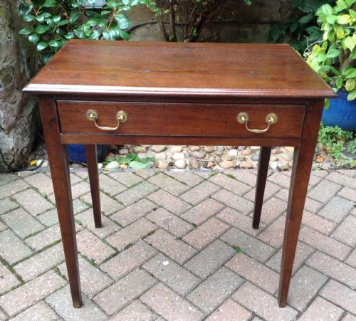georgian oak side table - CATEGORY: ANTIQUE TABLES - DATED 1800