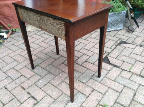 GEORGIAN OAK SIDE TABLE - ADDITIONAL PHOTO 5