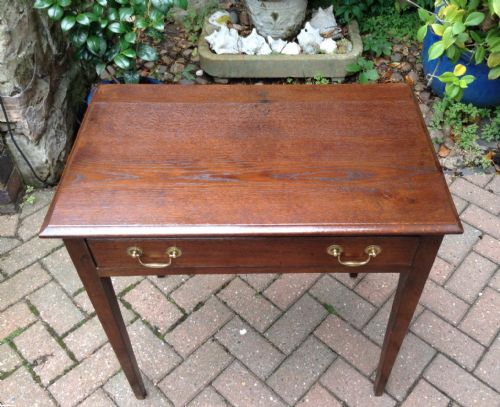 GEORGIAN OAK SIDE TABLE - ADDITIONAL PHOTO 6