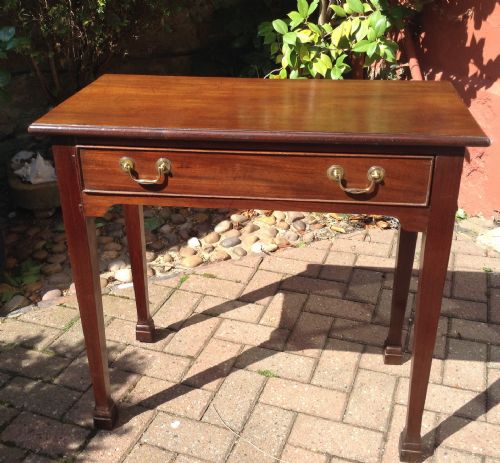 georgian mahogany side table hall table - CATEGORY: ANTIQUE TABLES - DATED 1750