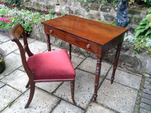 super regency mahogany side table - CATEGORY: ANTIQUE TABLES - DATED 1800