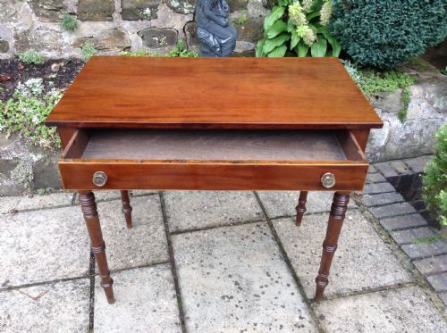 SUPER REGENCY MAHOGANY SIDE TABLE - ADDITIONAL PHOTO 2