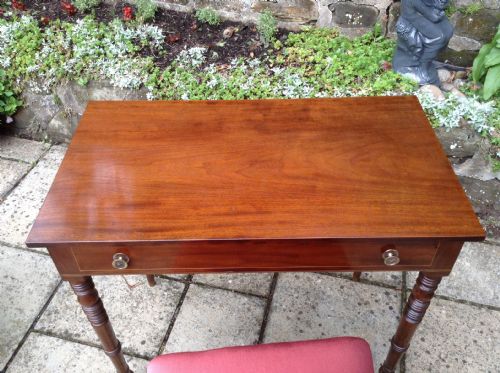 SUPER REGENCY MAHOGANY SIDE TABLE - ADDITIONAL PHOTO 3
