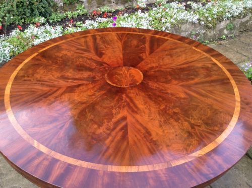 BEAUTIFUL LATE GEORGIAN PEDESTAL DINING TABLE - ADDITIONAL PHOTO 3