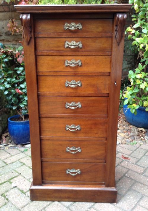 WALNUT WELLINGTON CHEST - ADDITIONAL PHOTO 3