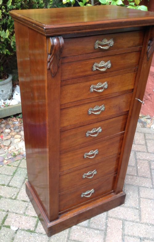 WALNUT WELLINGTON CHEST - ADDITIONAL PHOTO 4