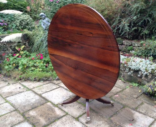 ROSEWOOD REGENCY PEDESTAL DINING TABLE - ADDITIONAL PHOTO 3