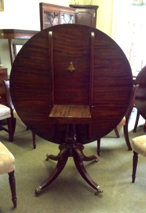 ROSEWOOD REGENCY PEDESTAL DINING TABLE - ADDITIONAL PHOTO 6