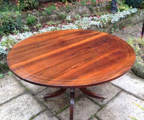 ROSEWOOD REGENCY PEDESTAL DINING TABLE - ADDITIONAL PHOTO 2
