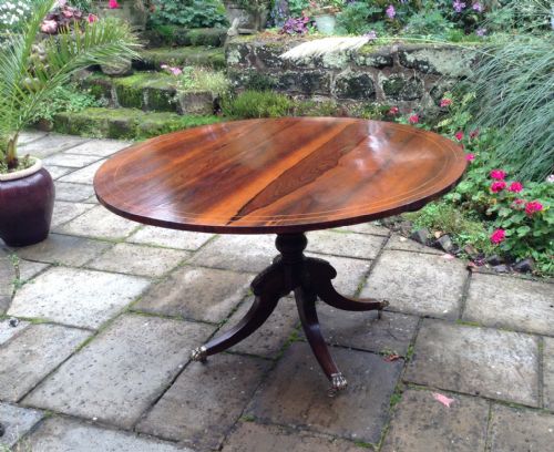 ROSEWOOD REGENCY PEDESTAL DINING TABLE - ADDITIONAL PHOTO 8