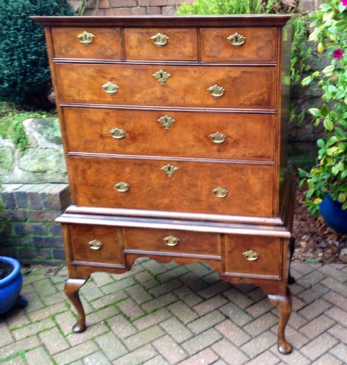 late 17th century walnut chest on stand - CATEGORY: ANTIQUE CHEST OF DRAWERS - DATED BEFORE 1700