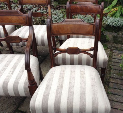 SET OF EIGHT REGENCY DINING CHAIRS - ADDITIONAL PHOTO 1