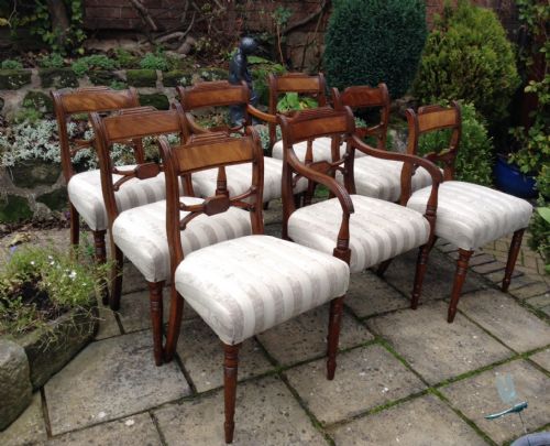 SET OF EIGHT REGENCY DINING CHAIRS - ADDITIONAL PHOTO 3