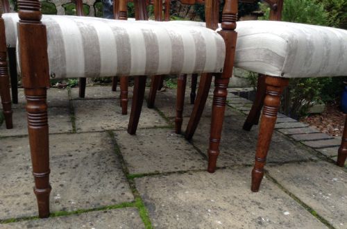 SET OF EIGHT REGENCY DINING CHAIRS - ADDITIONAL PHOTO 4