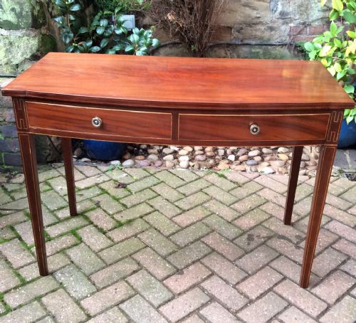 georgian mahogany large side table or serving table - CATEGORY: ANTIQUE TABLES - DATED 1800