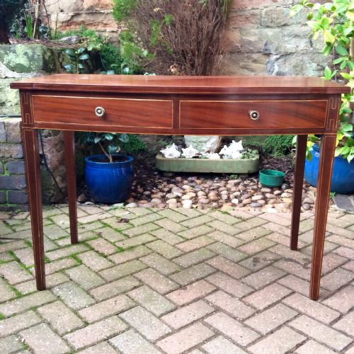 GEORGIAN MAHOGANY LARGE SIDE TABLE OR SERVING TABLE - ADDITIONAL PHOTO 1