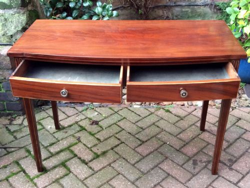 GEORGIAN MAHOGANY LARGE SIDE TABLE OR SERVING TABLE - ADDITIONAL PHOTO 3
